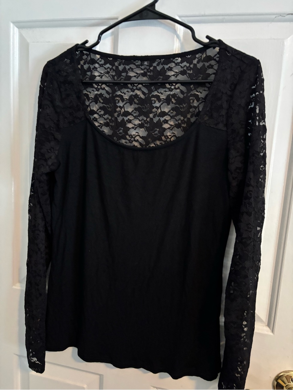 Unbranded Black Lacey Top